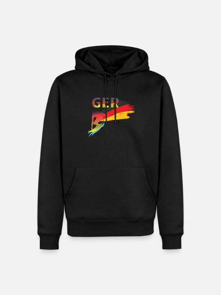 Germany Surfing - Men’s Premium Organic Hoodie - black