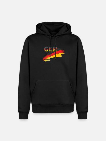 Germany Sailing - Men’s Premium Organic Hoodie - black