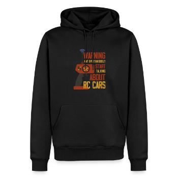 Que Spontaneoulsy commence à parler de voitures RC - Sweat à capuche Premium bio Homme - noir - Devant - Nico (187cm)