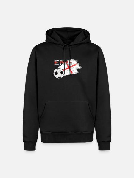 Flag England - Men’s Premium Organic Hoodie - black