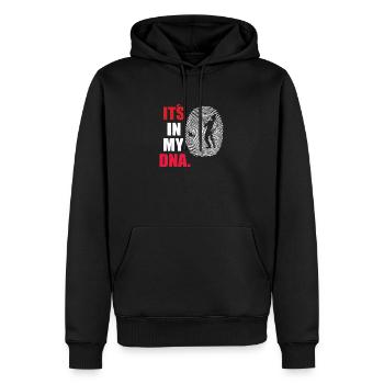 Angler Geschenkidee Hobby Angeln - Männer Premium Bio Hoodie - Schwarz - Vorne - Nico (187cm)