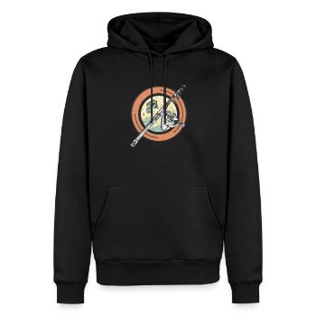Angler Gift Idea Hobby Fishing - Sweat à capuche Premium bio Homme - noir - Devant - Nico (187cm)