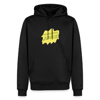 Paranormal Junkie, Chasseur de fantômes - Sweat à capuche Premium bio Homme - noir - Devant - Nico (187cm)