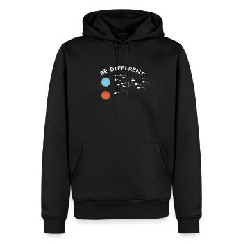 Basketball Gift Idea Sport Design - Men’s Premium Organic Hoodie - black - Front - Nico (187cm)
