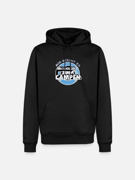 Camper Geschenkidee Camping - Männer Premium Bio Hoodie - Schwarz