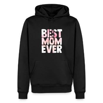 Meilleure fête des mères de tous les temps - Sweat à capuche Premium bio Homme - noir - Devant - Nico (187cm)