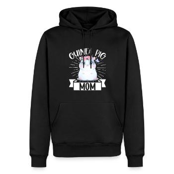 Meerschweinchen Mama Mutter Meerschweinchen Liebha - Männer Premium Bio Hoodie - Schwarz - Vorne - Nico (187cm)