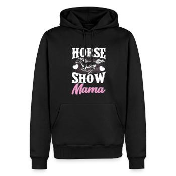 Reitsport Mama Reitturnier Mama Mutter Muttertag - Männer Premium Bio Hoodie - Schwarz - Vorne - Nico (187cm)