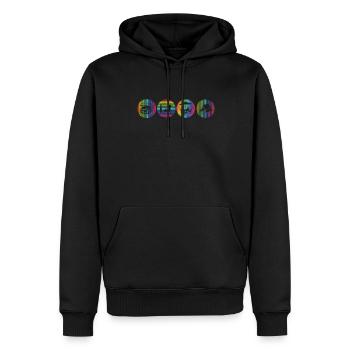 Camper Gift Idea Camping - Sweat à capuche Premium bio Homme - noir - Devant - Nico (187cm)