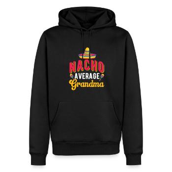 Cinco de Mayo Nacho Durchschnittliche Oma Mexikani - Männer Premium Bio Hoodie - Schwarz - Vorne - Nico (187cm)