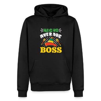 Cinco de Mayo Nacho Average Boss Mexikanische Fies - Männer Premium Bio Hoodie - Schwarz - Vorne - Nico (187cm)