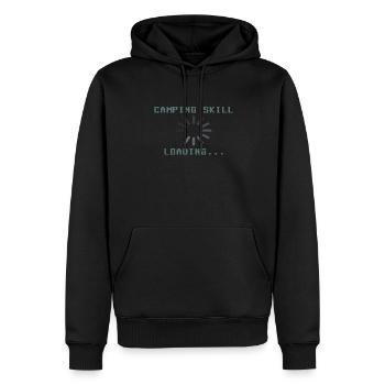 Camper Gift Idea Camping - Sweat à capuche Premium bio Homme - noir - Devant - Nico (187cm)