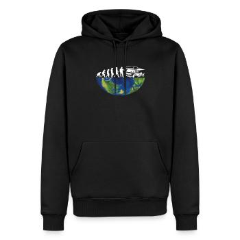 Camper Gift Idea Camping - Sweat à capuche Premium bio Homme - noir - Devant - Nico (187cm)