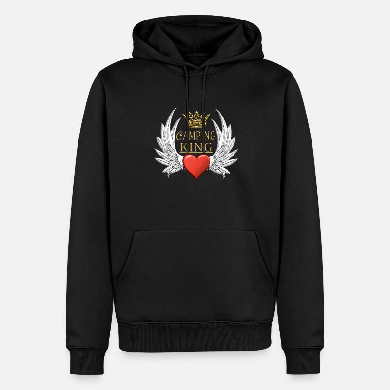 Camper Geschenkidee Camping - Männer Premium Bio Hoodie - Schwarz