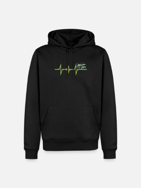 Camper Geschenkidee Camping - Männer Premium Bio Hoodie - Schwarz