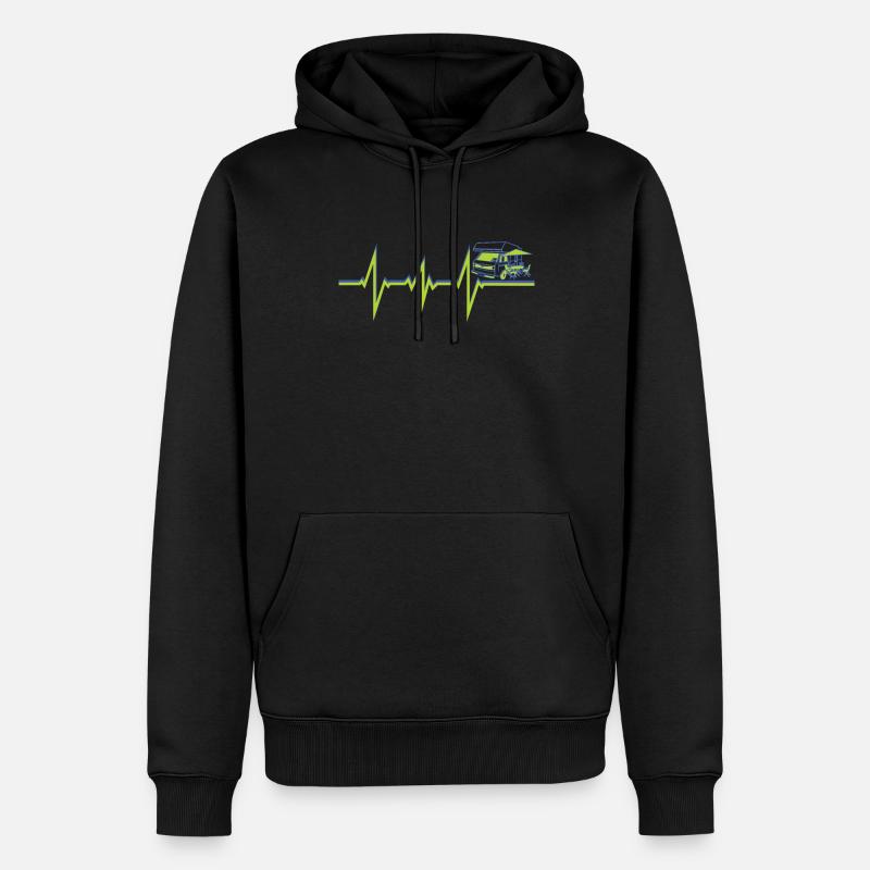 Camper Gift Idea Camping - Sweat à capuche Premium bio Homme - noir