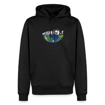 Camper Gift Idea Camping - Sweat à capuche Premium bio Homme - noir - Devant - Nico (187cm)