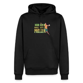 Handball Zubehör handballer Motiv - Männer Premium Bio Hoodie - Schwarz - Vorne - Nico (187cm)