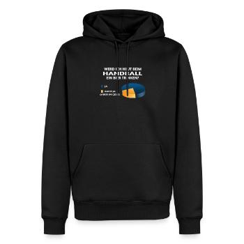 Handball Zubehör handballer Motiv - Männer Premium Bio Hoodie - Schwarz - Vorne - Nico (187cm)
