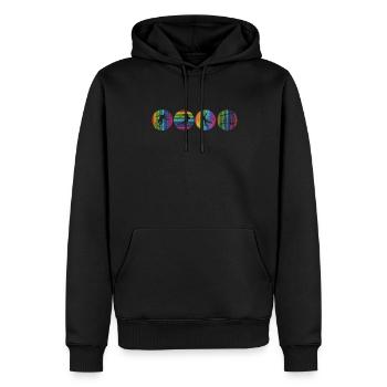 Accessoires de handball motif handball - Sweat à capuche Premium bio Homme - noir - Devant - Nico (187cm)
