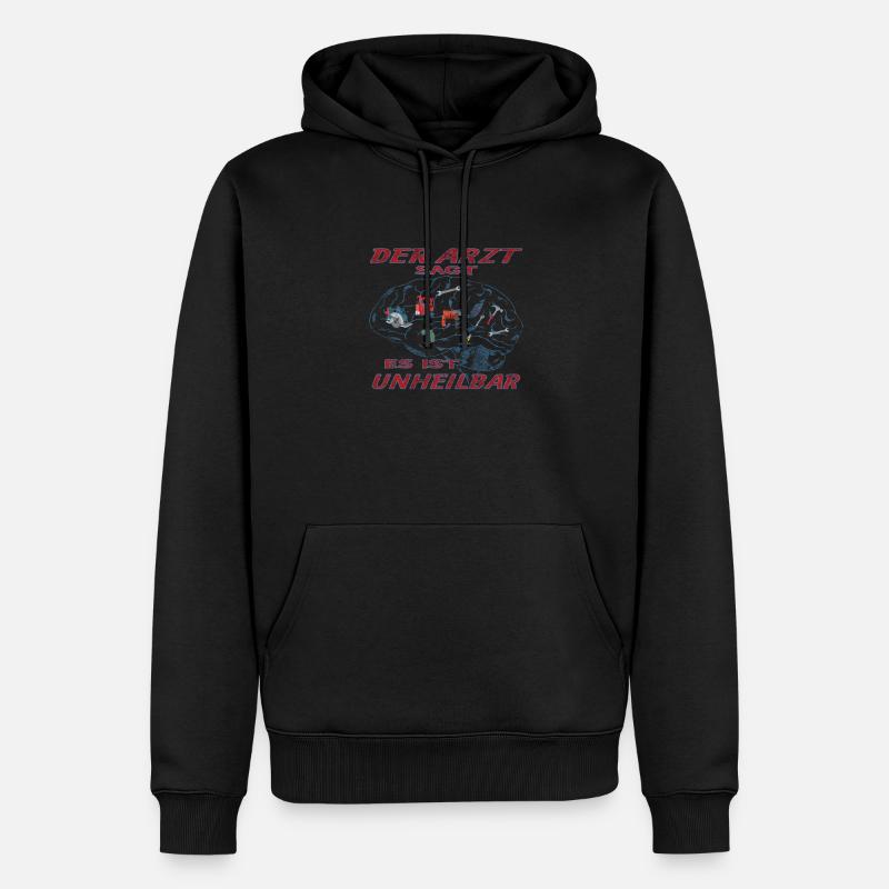 Heimwerker Geschenkidee Handwerker - Männer Premium Bio Hoodie - Schwarz