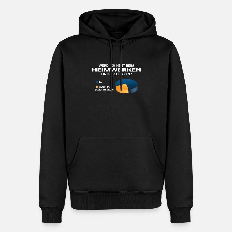 Heimwerker Geschenkidee Handwerker - Männer Premium Bio Hoodie - Schwarz