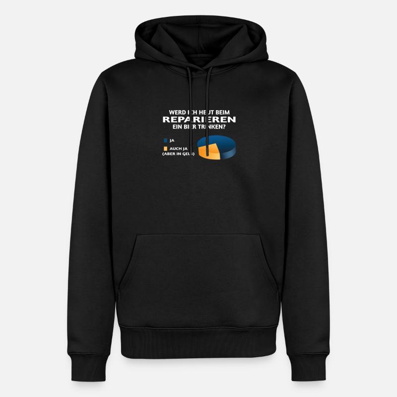 Heimwerker Geschenkidee Handwerker - Männer Premium Bio Hoodie - Schwarz