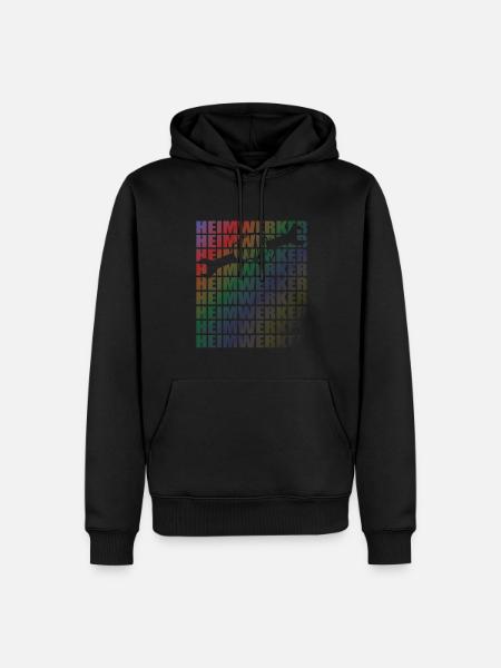 Heimwerker Geschenkidee Handwerker - Männer Premium Bio Hoodie - Schwarz