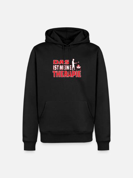 Grillen und Camper Geschenkidee - Männer Premium Bio Hoodie - Schwarz