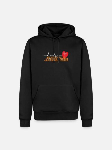 Hundezubehör Terrier Hundebesitzer - Männer Premium Bio Hoodie - Schwarz