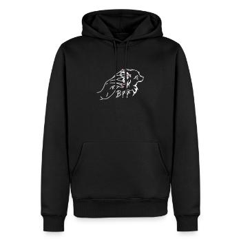 Chien Chihuahua Propriétaire de chien Gechenkidee - Sweat à capuche Premium bio Homme - noir - Devant - Nico (187cm)