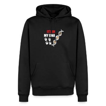 Chien Chihuahua Propriétaire de chien Gechenkidee - Sweat à capuche Premium bio Homme - noir - Devant - Nico (187cm)