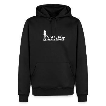 Cat Friend, Cat Accessories Gift - Men’s Premium Organic Hoodie - black - Front - Nico (187cm)