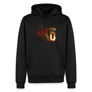 Cat Friend, Cat Accessories Gift - Men’s Premium Organic Hoodie - black - Front - Nico (187cm)