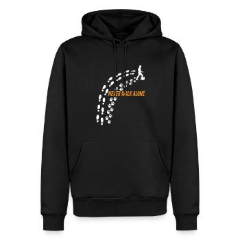 Cat Friend, Cat Accessories Gift - Men’s Premium Organic Hoodie - black - Front - Nico (187cm)