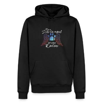 Cat Friend, Cadeau d’accessoires pour chat - Sweat à capuche Premium bio Homme - noir - Devant - Nico (187cm)