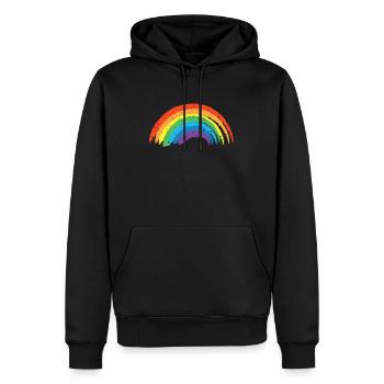Drôle gay Pride Lesbian Pride Ok To Be Gay - Sweat à capuche Premium bio Homme - noir - Devant - Nico (187cm)