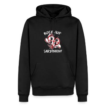 Bock auf Sardinien Italien Geschenk - Männer Premium Bio Hoodie - Schwarz - Vorne - Nico (187cm)