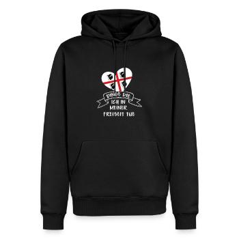 Freizeit Sardinien Urlaub - Männer Premium Bio Hoodie - Schwarz - Vorne - Nico (187cm)