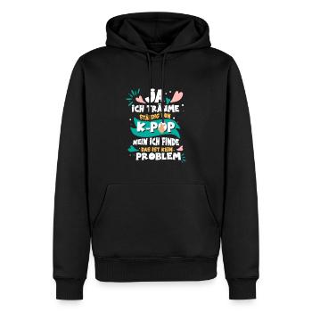 K-Pop Träume Koreapopmusik Südkorea Pop Mädchen - Männer Premium Bio Hoodie - Schwarz - Vorne - Nico (187cm)