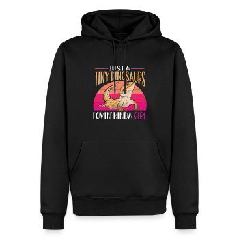 Bartagame Eidechse Reptil Herpetologe - Männer Premium Bio Hoodie - Schwarz - Vorne - Nico (187cm)