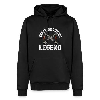 Trapschießen Skeet Tontaubenschießen - Männer Premium Bio Hoodie - Schwarz - Vorne - Nico (187cm)