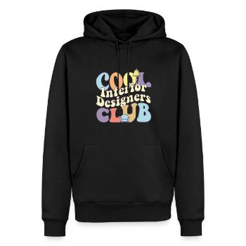 Cool Interior Designer Club Interior Design Squad - Männer Premium Bio Hoodie - Schwarz - Vorne - Nico (187cm)