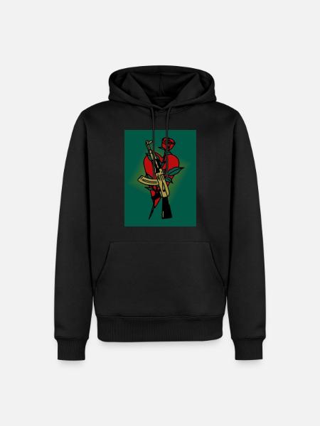AK - 47 - Men’s Premium Organic Hoodie - black