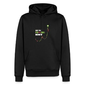Krypto Crypto Helium Mining HNT Bitcoin Blockchain - Männer Premium Bio Hoodie - Schwarz - Vorne - Nico (187cm)