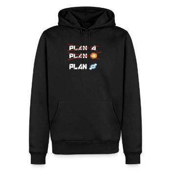 Krypto Crypto Helium Mining HNT Bitcoin Blockchain - Männer Premium Bio Hoodie - Schwarz - Vorne - Nico (187cm)