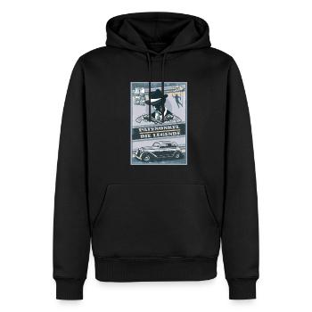 Herren Patenonkel Pate Patenschaft Onkel Patenkind - Männer Premium Bio Hoodie - Schwarz - Vorne - Nico (187cm)