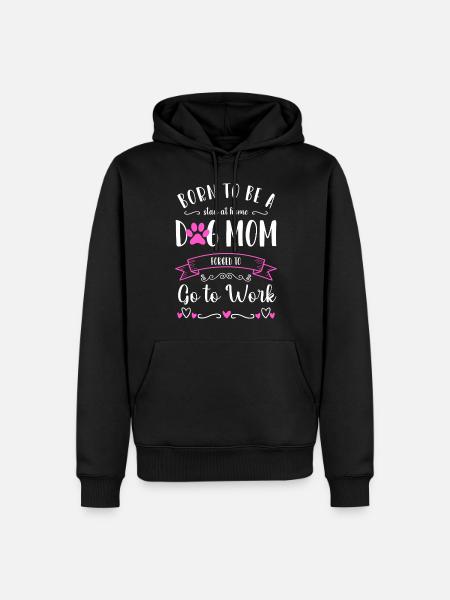 Dog Paw Dog School - Men’s Premium Organic Hoodie - black