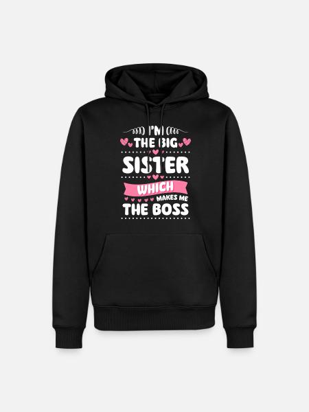 Family Inseparable Love - Men’s Premium Organic Hoodie - black