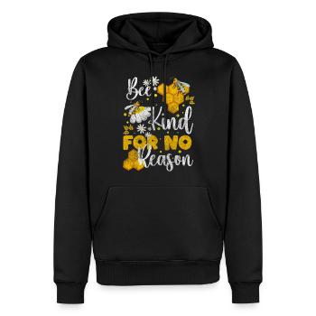 Honig Süß Honigwabe Nutztier - Männer Premium Bio Hoodie - Schwarz - Vorne - Nico (187cm)